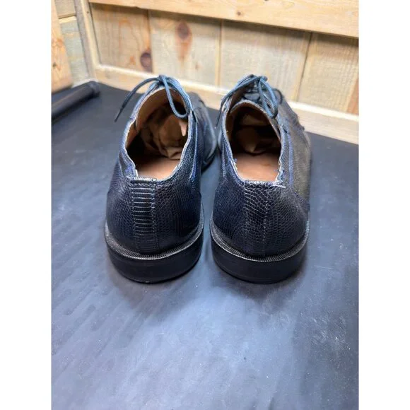 David Eden Genuine Crocodile & Lizard Skin Dress Shoes Dark  display picture 1